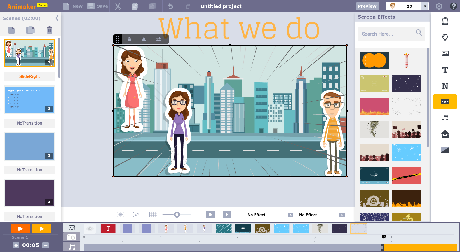 Animaker animation software